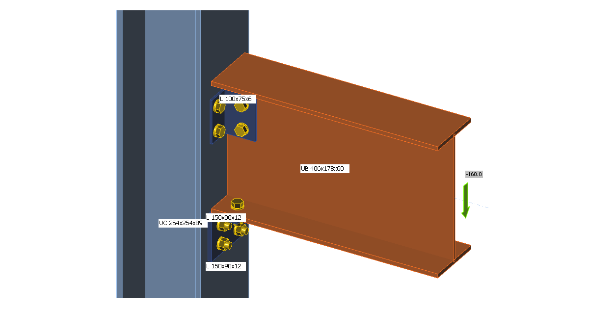 Angle Seat Connection Idea Statica 5121